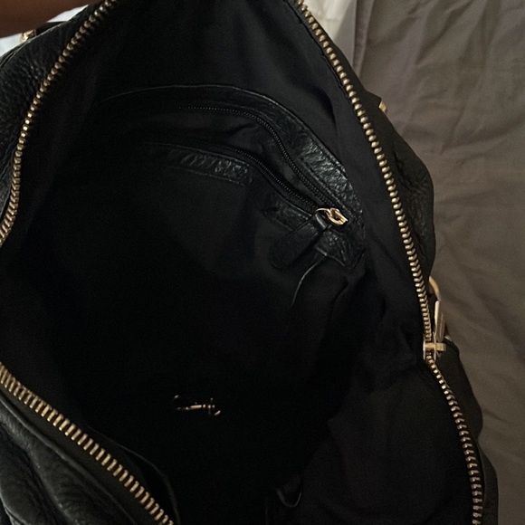 Black Michael Kors leather bag.  Excellent condition. - Picture 3 of 4